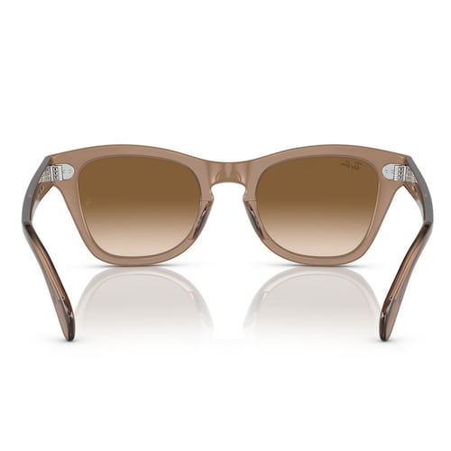 Lente Solar Ray Ban marrón degradado claro Unisex
