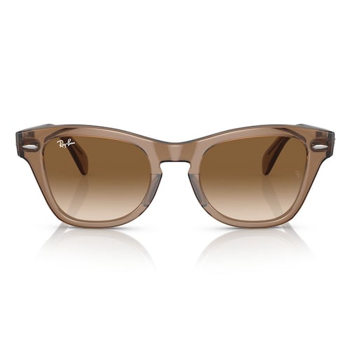 Lente Solar Ray Ban marrón degradado claro Unisex