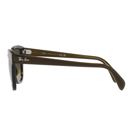 Lente Solar Ray-Ban Degradado Gris en Plástico Verde