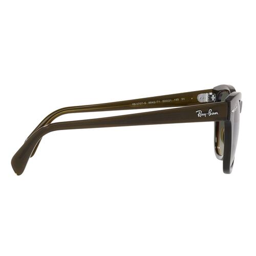 Lente Solar Ray-Ban Degradado Gris en Plástico Verde