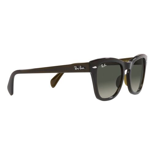 Lente Solar Ray-Ban Degradado Gris en Plástico Verde