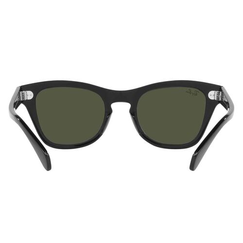 Lente Solar Ray-Ban Verde en Plástico Negro