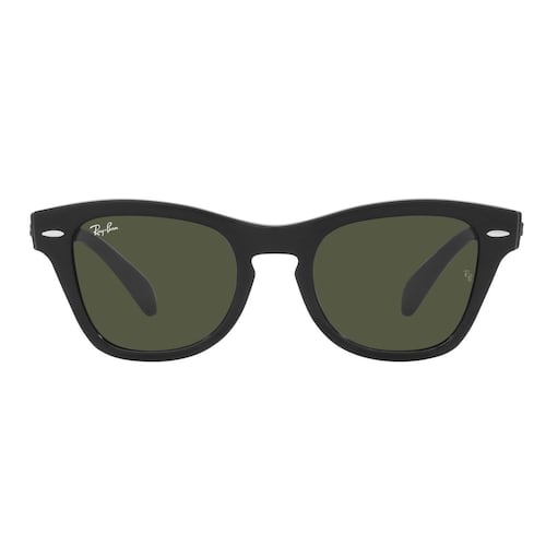 Lente Solar Ray-Ban Verde en Plástico Negro