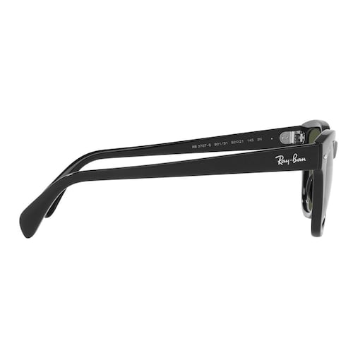 Lente Solar Ray-Ban Verde en Plástico Negro