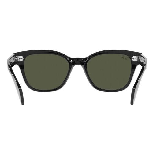Lente Solar Ray-Ban Verde en Plástico Negro