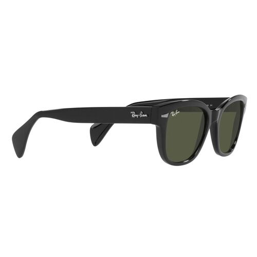 Lente Solar Ray-Ban Verde en Plástico Negro