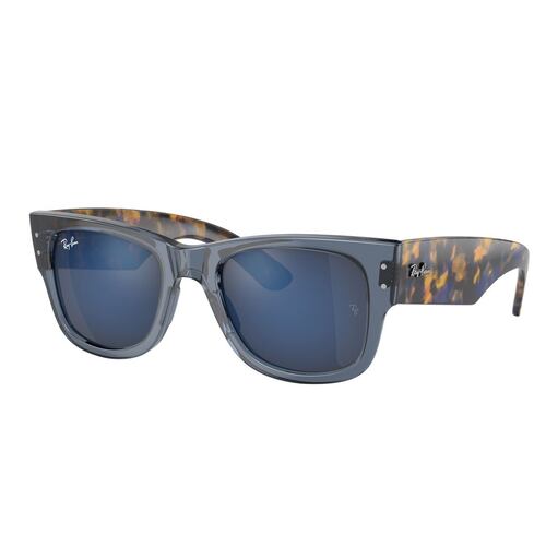 Lente Solar Ray Ban gris espejo azul Unisex