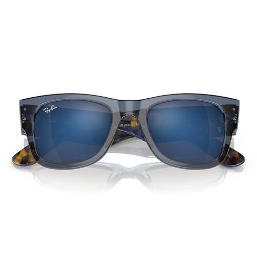 Lente Solar Ray Ban gris espejo azul Unisex