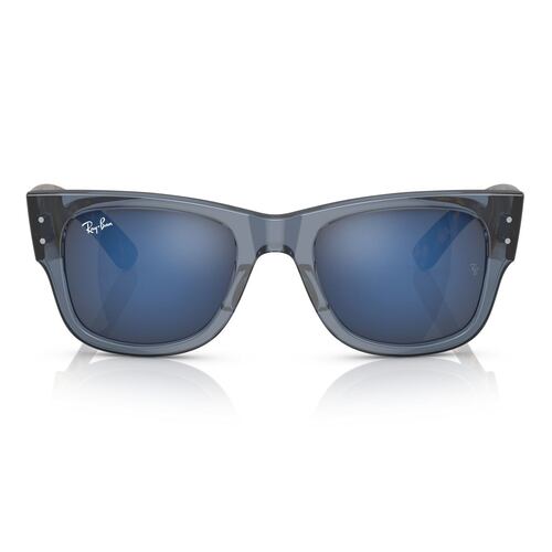 Lente Solar Ray Ban gris espejo azul Unisex