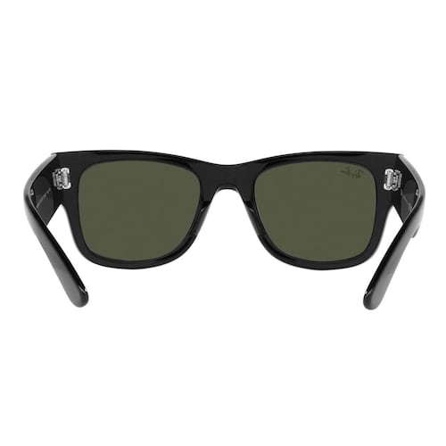 Lente Solar Ray-Ban Mega Wayfarer Verde en Plástico Negro