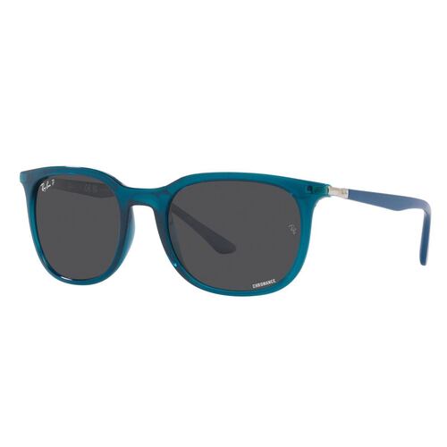 Lente Solar Ray-Ban Polarizado Gris en Nylon Plata