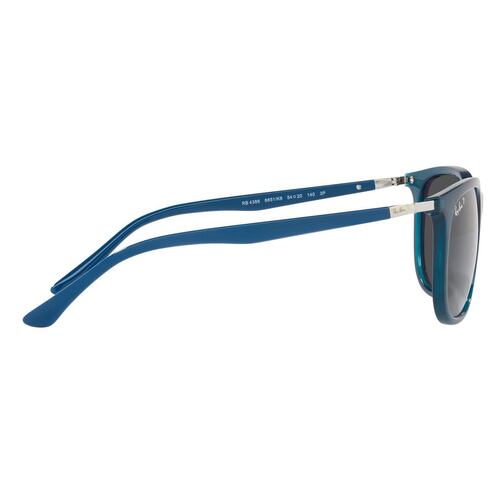 Lente Solar Ray-Ban Polarizado Gris en Nylon Plata