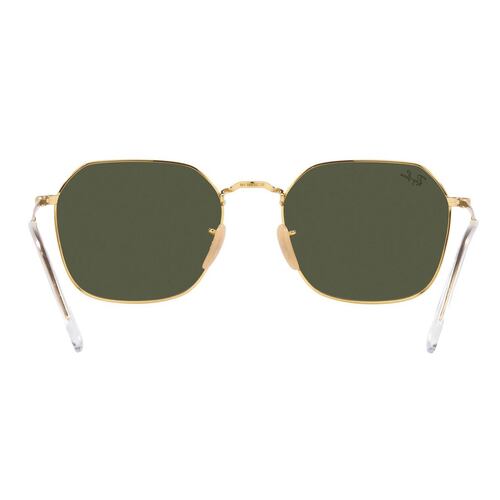 Lente Solar Ray-Ban Jim Verde en Metal Oro