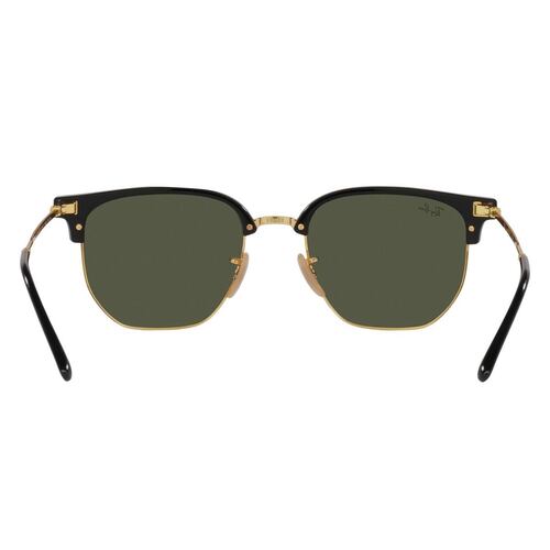 Lente Solar Ray-Ban New Clubmaster Verde en Plástico Oro