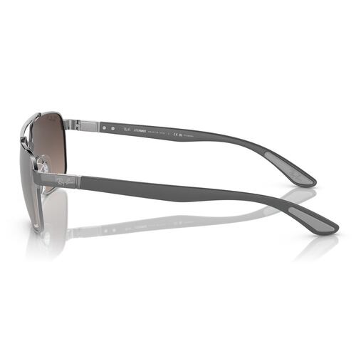 Lente Solar  Ray Ban espejo gris polar para Hombre