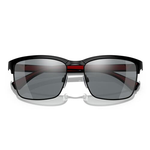 Lente Solar Emporio Armani espejo gris claro negro para Hombre