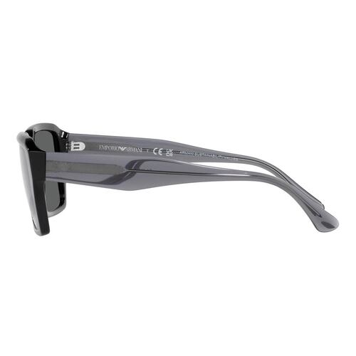 Lente Solar Emporio Armani Gris en Acetato Gris