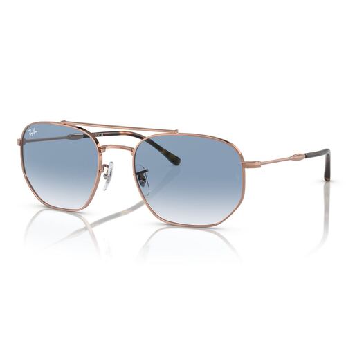 Lente Solar  Ray Ban azul degradado claro Unisex