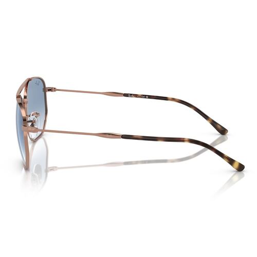 Lente Solar  Ray Ban azul degradado claro Unisex