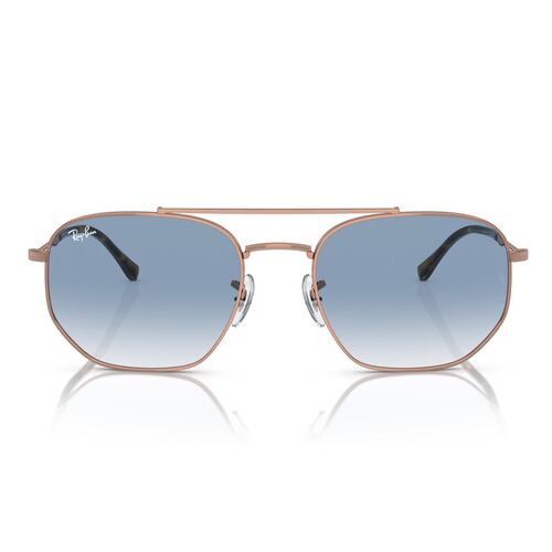 Lente Solar  Ray Ban azul degradado claro Unisex