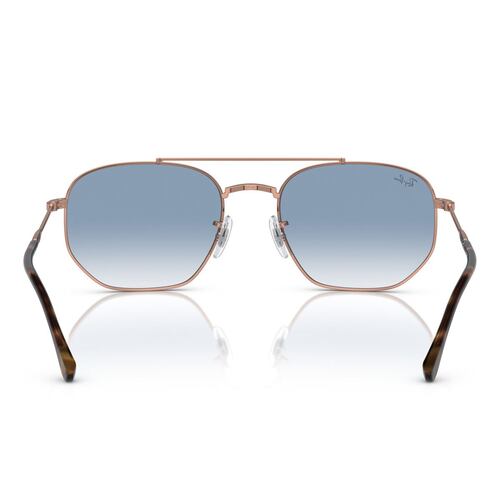 Lente Solar  Ray Ban azul degradado claro Unisex