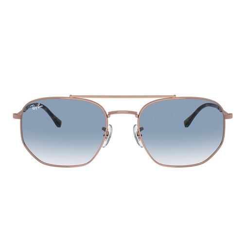 Lente Solar  Ray Ban azul degradado claro Unisex