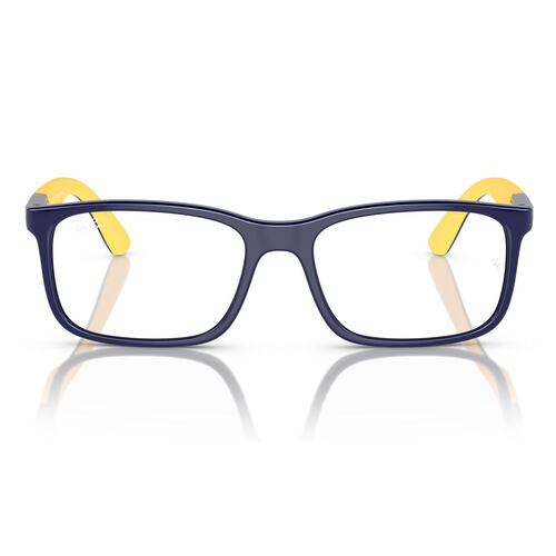 Armazón  Ray-Ban Junior Azul Oscuro Sobre Amarillo Goma Unisex (niños)