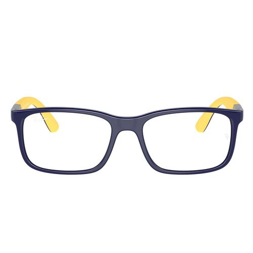 Armazón  Ray-Ban Junior Azul Oscuro Sobre Amarillo Goma Unisex (niños)