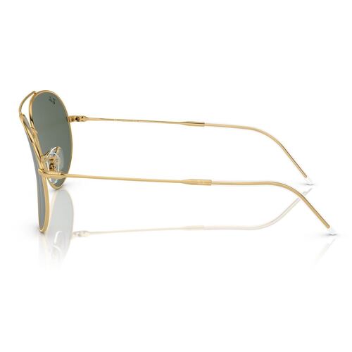 Lente Solar  Ray Ban verde oscuro Unisex