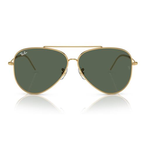 Lente Solar  Ray Ban verde oscuro Unisex