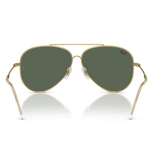 Lente Solar  Ray Ban verde oscuro Unisex