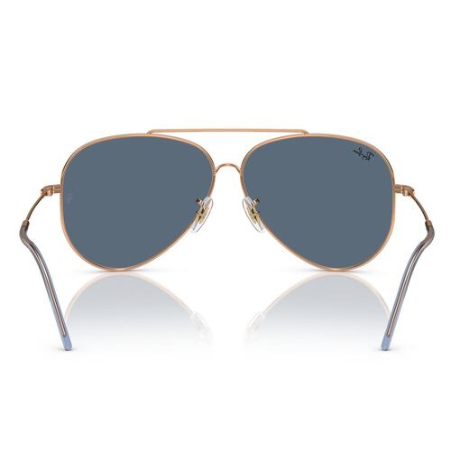 Lente Solar  Ray Ban azul oscuro Unisex