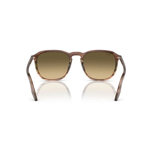 Lentes Solares Rayas Marrón Verde Degradado Ray Ban