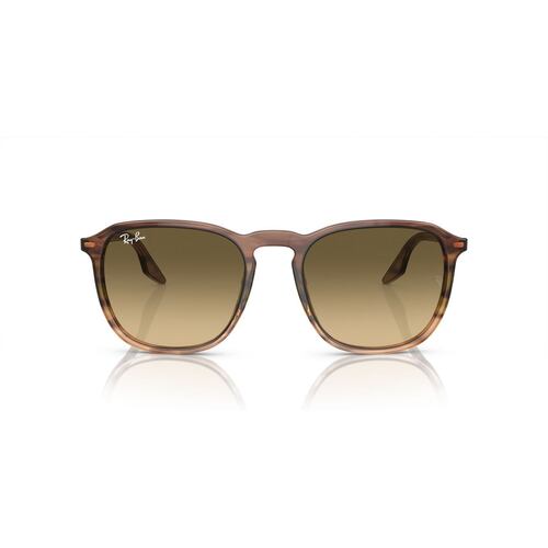 Lentes Solares Rayas Marrón Verde Degradado Ray Ban
