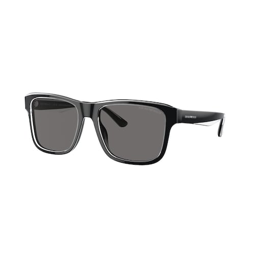 Lentes Solares Negro Brillante/Cristal Superior Emporio Armani