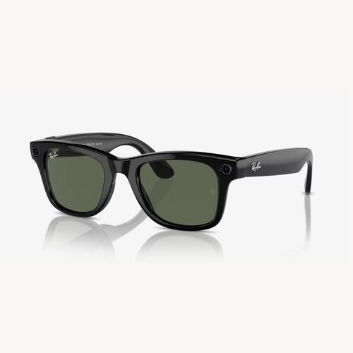 Lentes de Sol Electrónico Ray Ban Meta Wearable Negro Brillante Wayfarer 0RW4006 Unisex