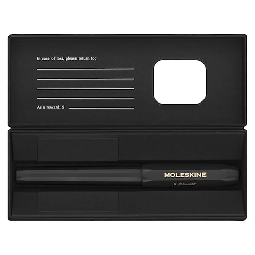 Pluma Fuente Moleskine X Kaweco Negro