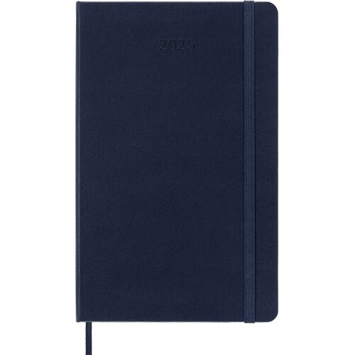 Agenda Grande Diaria 2025 Azul Pasta Dura Moleskine