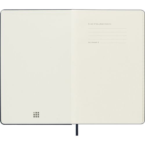 Agenda Grande Diaria 2025 Azul Pasta Dura Moleskine