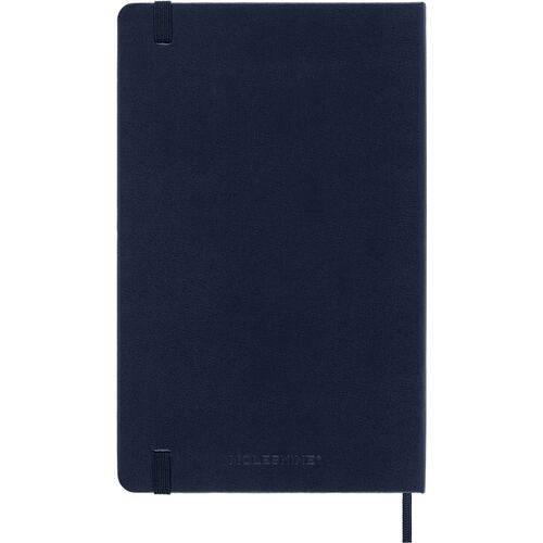 Agenda Grande Diaria 2025 Azul Pasta Dura Moleskine