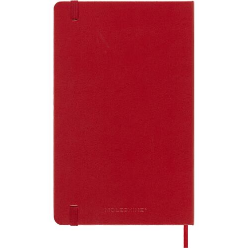 Agenda Grande Semanal 2025 Roja Pasta Dura Moleskine