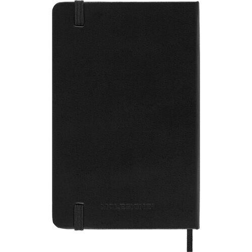 Agenda Semanal de Bolsillo 2025 Negra Pasta Dura Moleskine