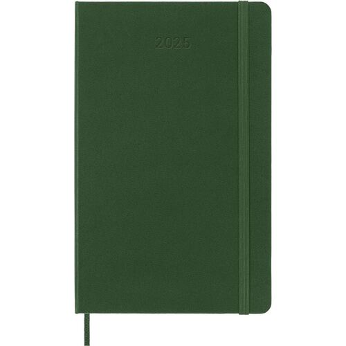 Agenda Semanal 2025 Grande Verde Mirto Pasta Dura Moleskine