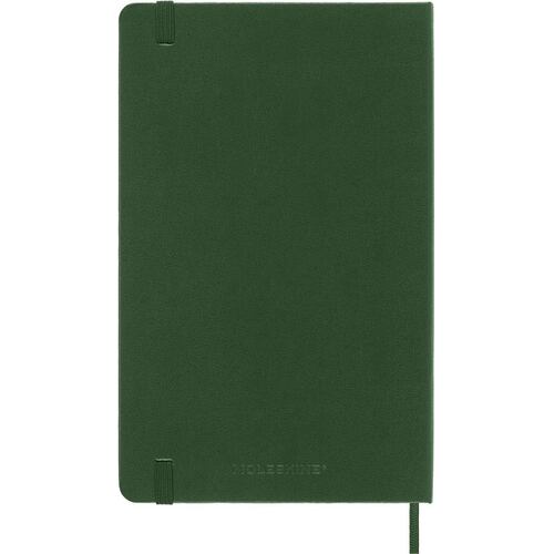 Agenda Semanal 2025 Grande Verde Mirto Pasta Dura Moleskine