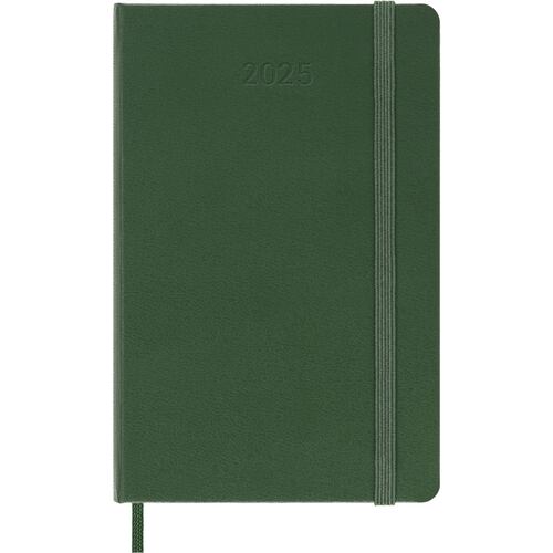 Agenda Diaria de Bolsillo 2025 Verde Pasta Dura Moleskine