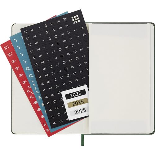 Agenda Diaria de Bolsillo 2025 Verde Pasta Dura Moleskine