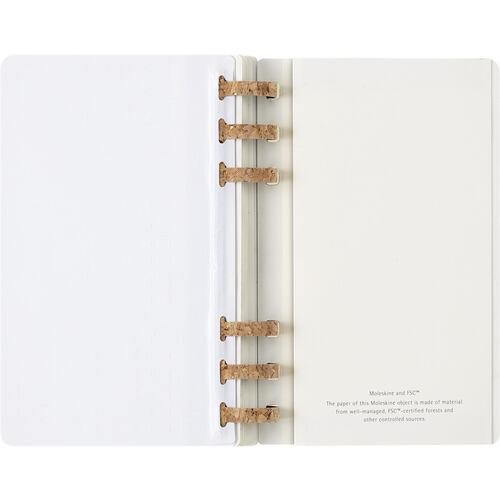 Agenda Grande con Espiral 2025 Negro Pasta Suave Moleskine
