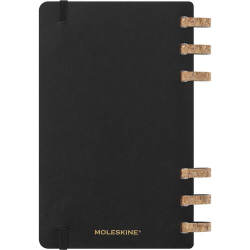 Agenda Grande con Espiral 2025 Negro Pasta Suave Moleskine