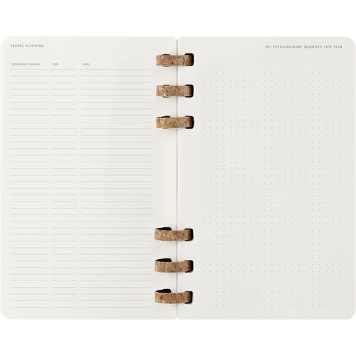 Agenda Grande con Espiral 2025 Negro Pasta Suave Moleskine