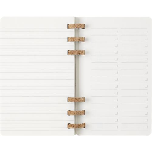 Agenda Grande con Espiral 2025 Negro Pasta Suave Moleskine